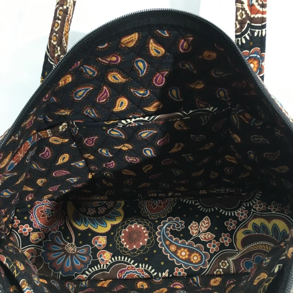 Vera Bradley Tote Maddie Kensington Brown - Picture 10 of 16